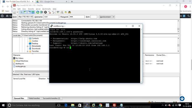 How to add Cisco IOU-IOL images to Eve-ng смотреть онлайн
