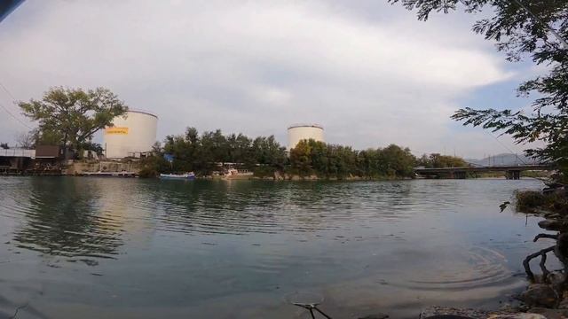 Лобан(кефаль) Черное море. Устье реки. смотреть онлайн