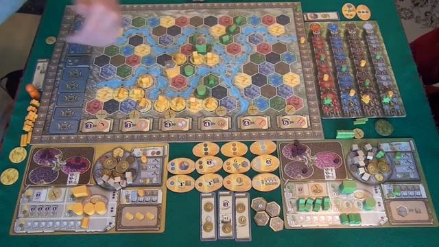 Терра Мистика играем в настольную игру, board game Terra Mystica смотреть онлайн