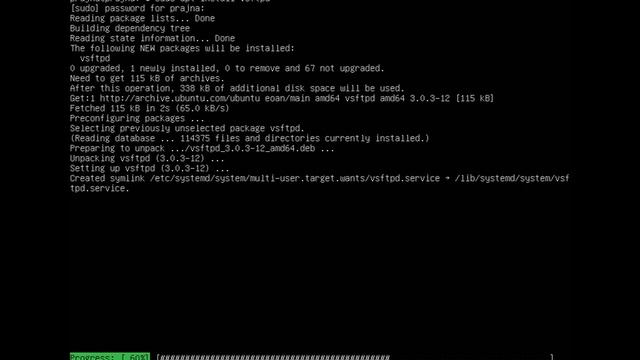 install FTP server vsftpd di ubuntu 19.10 смотреть онлайн