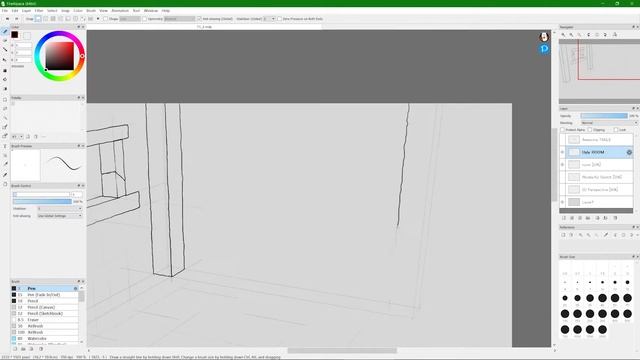 How I use 3D Perspective Tool in FireAlpaca (Free and Easy Way to Draw Perspective) смотреть онлайн