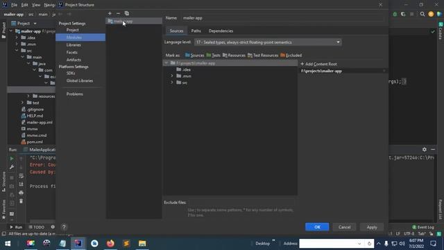 Error: Could not find or load main class add configuration IntelliJ and class undefined in IntelliJ смотреть онлайн