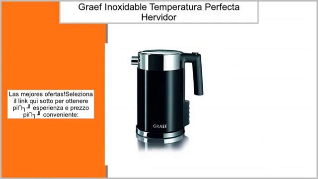 Graef acero inoxidable Temperatura Perfecta Hervidor 1.5L, Negro смотреть онлайн