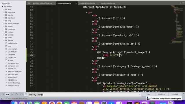 Laravel 9 Tutorial #43 | MultiVendor Ecommerce | Products Module (VI) | Add Product Image/Video смотреть онлайн