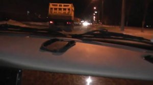 Экзамен на Химиков и Шоссе Революции зимой для сдачи в ГИБДД.