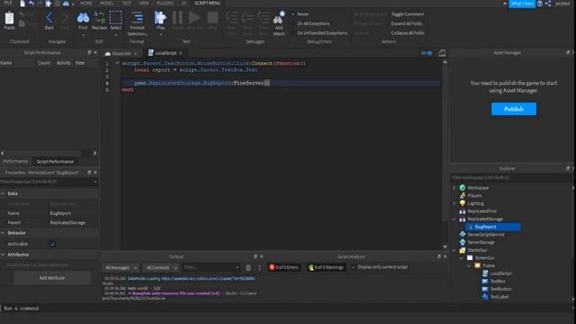 How to make a Bug Report GUI Linked To Discord - Roblox Tutorial смотреть онлайн