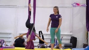 Воздушная гимнастика на полотнах