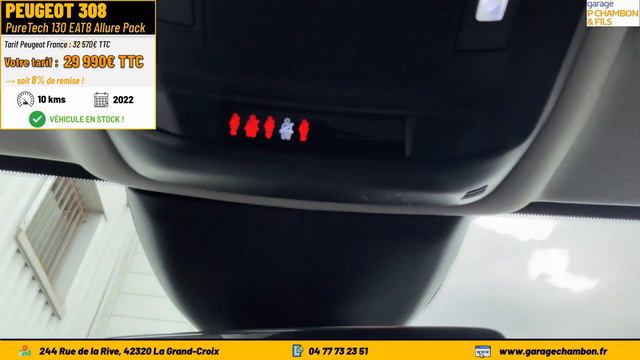 PEUGEOT 308 PureTech 130 EAT8 Allure Pack - Noir Perla Nera | présentation смотреть онлайн