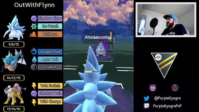 5-0 with *RAIKOU* in the Open Ultra League for Pokemon GO Battle League! смотреть онлайн