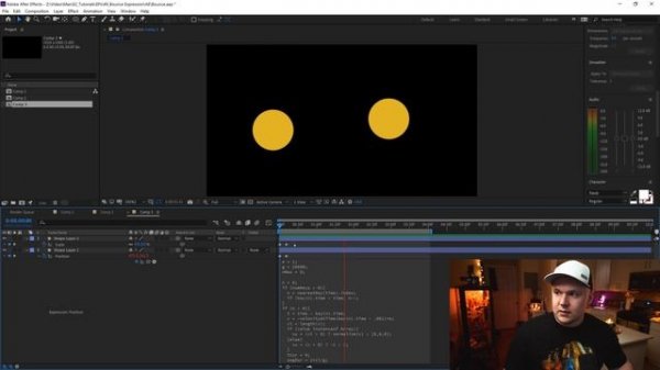 Bounce Expression in After Effects