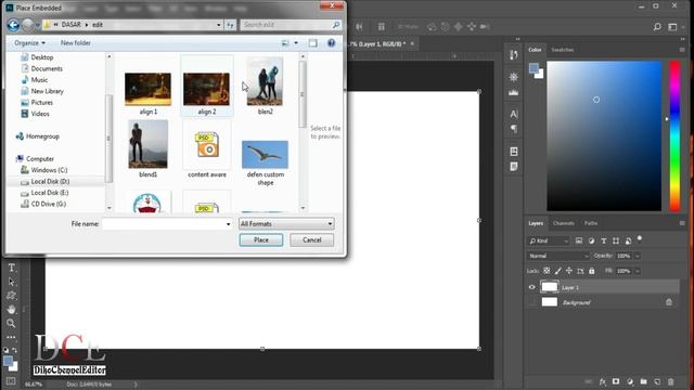 Fungsi Auto Align Layer Dan Auto Blend Layer Di Photoshop Cc 2018 смотреть онлайн