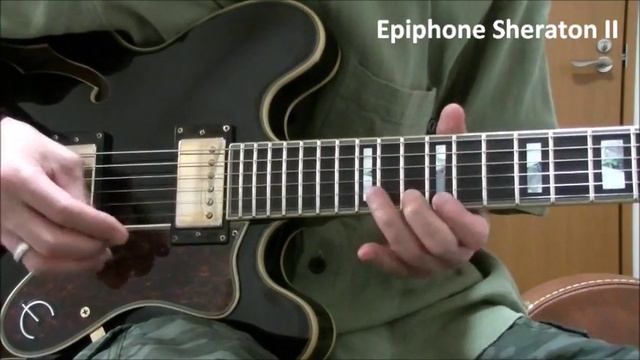 Gibson ES-335 and Epiphone Sheraton II смотреть онлайн