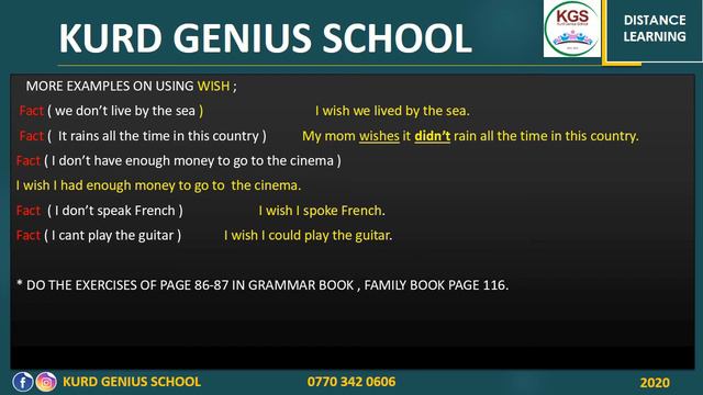 Grade 6 - Grammar : Reported Speech : Wish смотреть онлайн