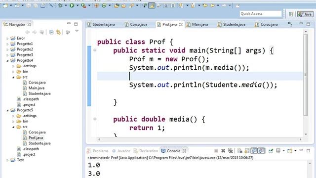 Static in Java - Correzione errori in Java - parte 1 смотреть онлайн
