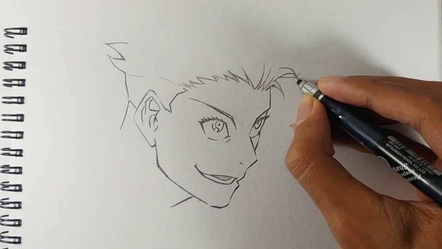 Draw Satoru Gojo with pencil - Jujutsu Kaisen смотреть онлайн