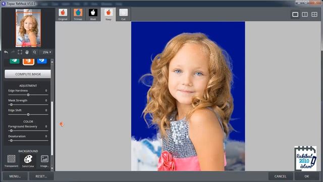The best way of Hair Masking and Portrait Background change (Lesson 43) смотреть онлайн