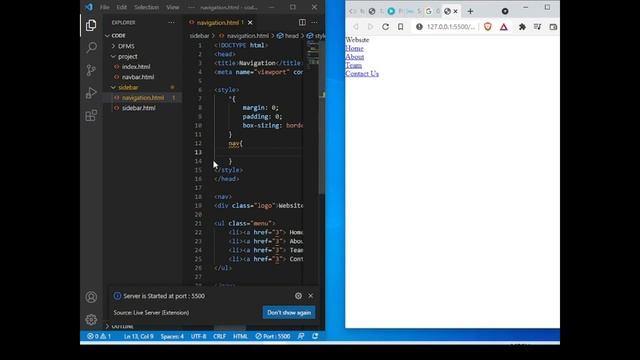 Creating Navbar By HTML & CSS смотреть онлайн