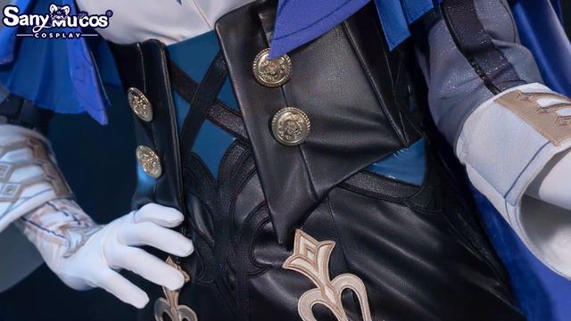 【SanyMuCos】Genshin Impact Clorinde Cosplay Costume Detail Show