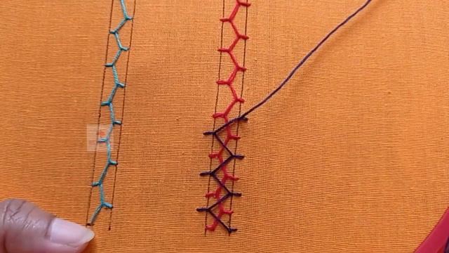 Embroidery For Beginners || 3 Border Design With Cretan Stitch 🌱নতুনদের জন্য 🪡@artumbrella смотреть онлайн