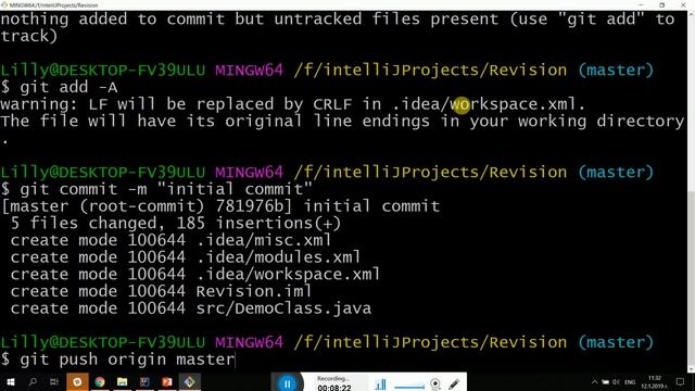 Git Demo - 12.01.2019 смотреть онлайн