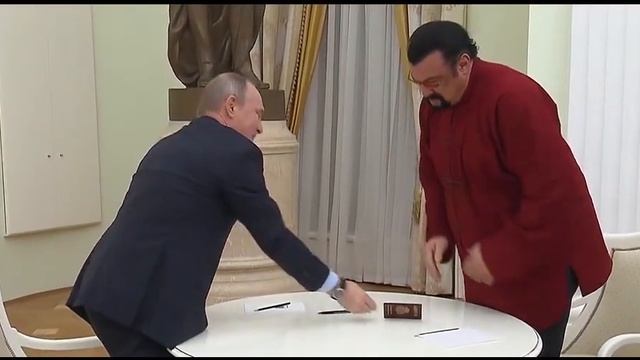 Стивен Сигал в Москве