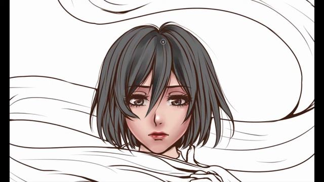 【Speedpaint】 Mikasa Ackerman 【Paint tool SAI】 смотреть онлайн