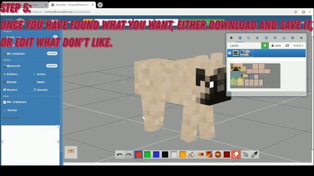 Minecraft | How to add custom mob textures using Custom NPCs смотреть онлайн