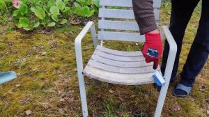 Как очистить садовую мебель. Лёгкий способ