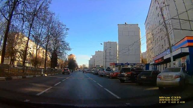 Тест видеорегистратора Mio MiVue C325 - солнечный день смотреть онлайн