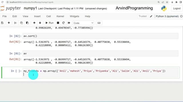 How to use Python Numpy for data analysis part 9 : Python in Hindi смотреть онлайн