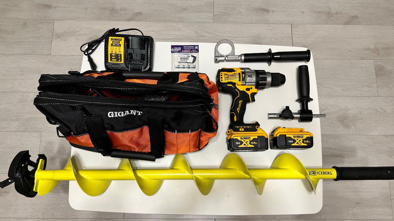 ✅ ШНЕК ICEBERG 130(R) + ШУРУПОВЕРТ DeWALT dcb 998 МОЩЬ #Рыболов_Севера смотреть онлайн