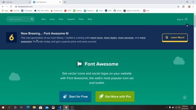Sass Tutorial For Beginner | Part-11 | Finishing Touch, Using Font Awesome Icon смотреть онлайн