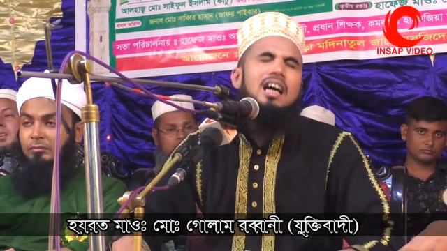 গোলাম রব্বানীর নতুন বয়ানে কাঁদলেন বগুড়াবাসি Golam Rabbani Full Waz 2019 Insap Video Bogra смотреть онлайн