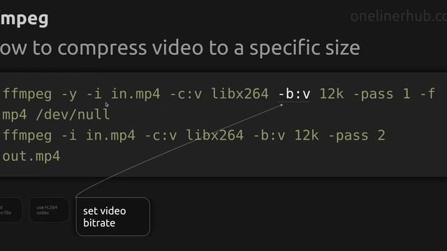 How to compress video to a specific size #ffmpeg смотреть онлайн