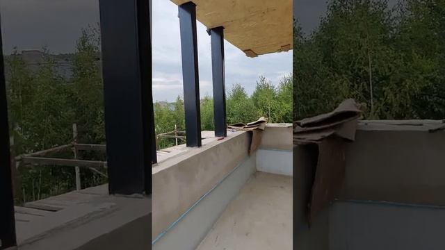 Утепление фасадов газобетонного дома минеральной ватой Парок, СФТК Мокрый Фасад, система Baumit