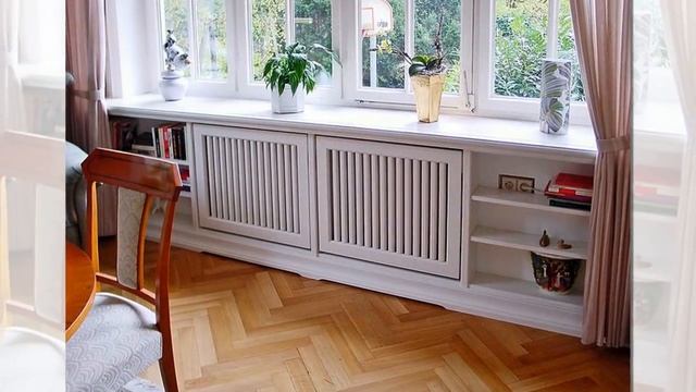 Как скрыть или украсить батарею своими руками: декупаж, покраска, решетки и экраны на радиатор смотреть онлайн