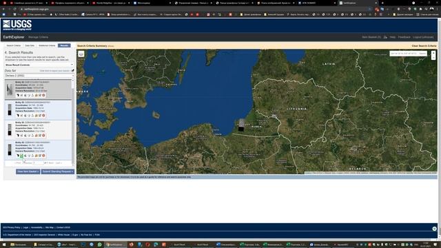 EarthExplorer - как посмотреть и скачать купленные ранее снимки смотреть онлайн