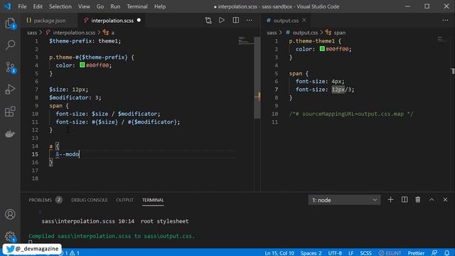 Так ли проста интерполяция в Sass? смотреть онлайн
