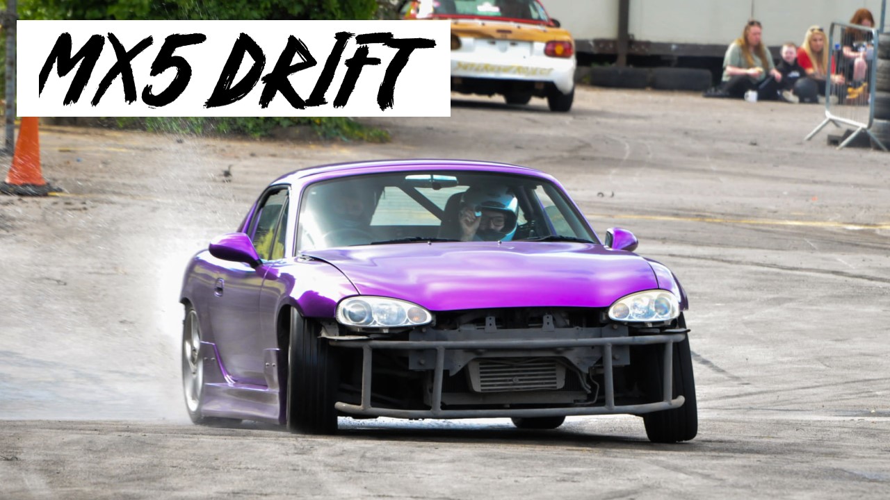 Парный дрифт - Turbo MX5 drifting смотреть онлайн