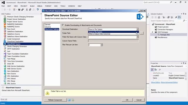 SSIS Integration Toolkit for Microsoft SharePoint - Get Started смотреть онлайн