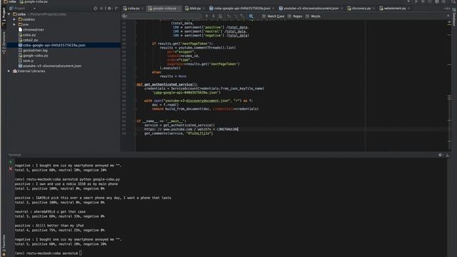 [Demo] Sentiment Analysis for youtube comments with python смотреть онлайн