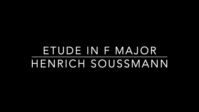 Etude in F Major - Heinrich Soussmann смотреть онлайн