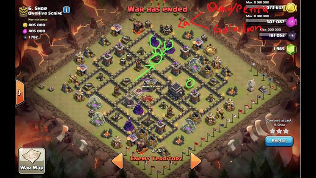 Town Hall 9 Base Building Anti Lavaloon смотреть онлайн