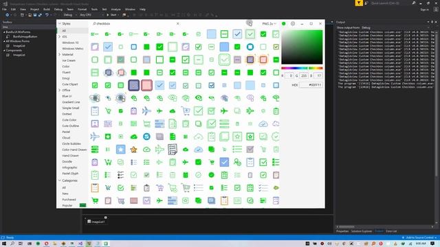 C# Tutorial ~ Modern DataGridView With Custom Checkbox Column ~ Bunifu Framework смотреть онлайн