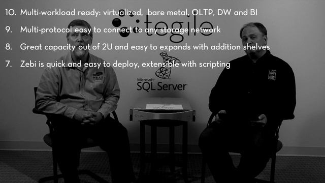 Top Ten reasons to deploy SQL Server on Tegile Arrays смотреть онлайн