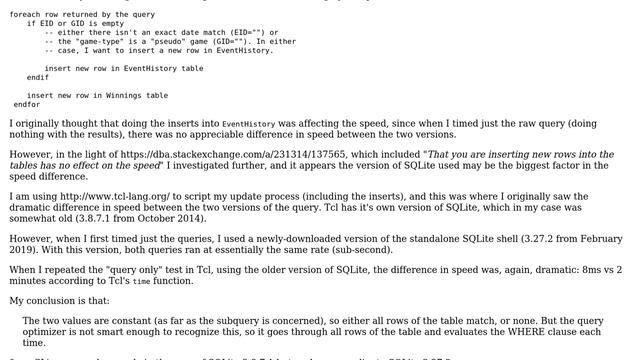 Databases: Why an incorrect JOIN using correlated sub-query is so much slower? смотреть онлайн