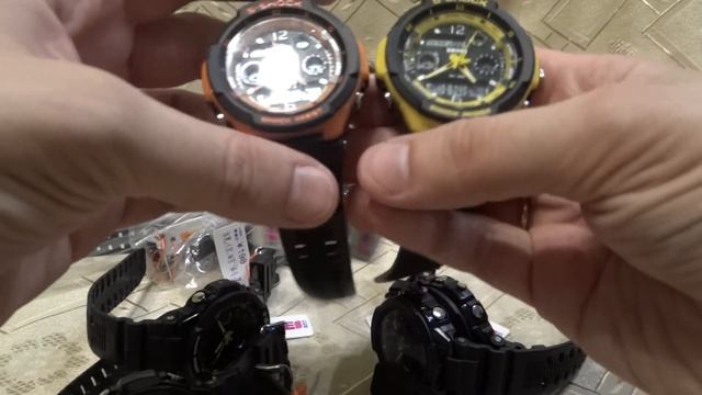 SKMEI 1155 Relogio Masculino и SKMEI 0931 S-SHOCK.