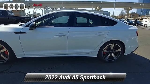 New 2022 Audi A5 Sportback S line Premium Plus, Vienna, VA 22A0399 смотреть онлайн