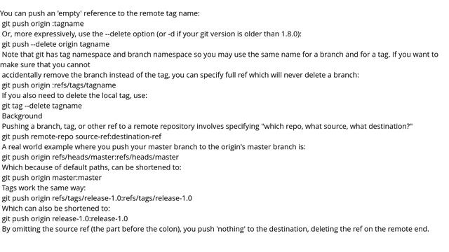 How can I delete a remote tag? смотреть онлайн