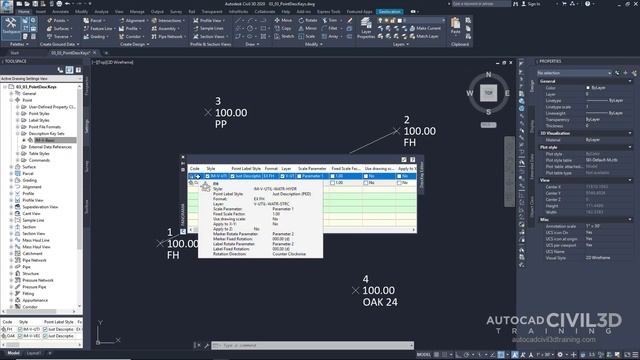 Managing Points with Description Keys in Civil 3D 2018, 2019, 2020, 2021 - Part 1 смотреть онлайн